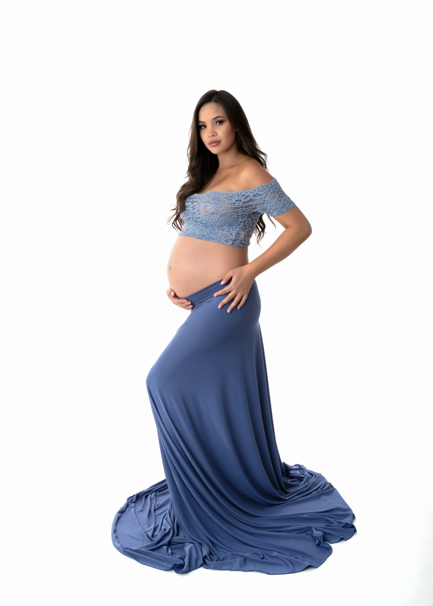 Lace Crop Top - Bloom Maternity Gowns