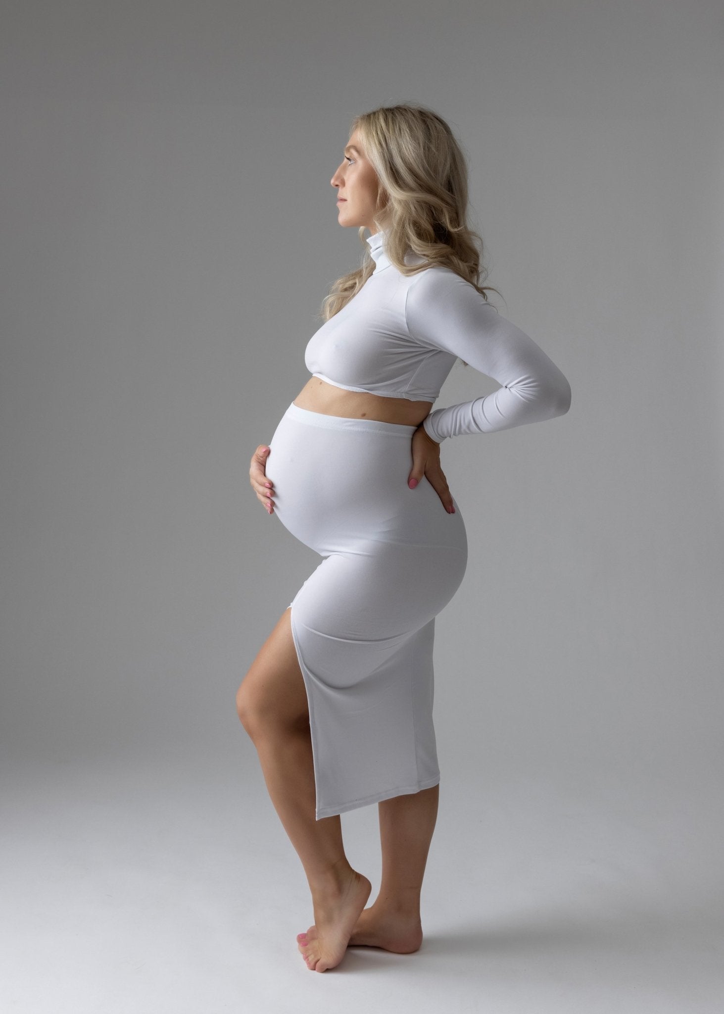 Turtleneck Crop - Made to Order - Bloom Maternity Gowns